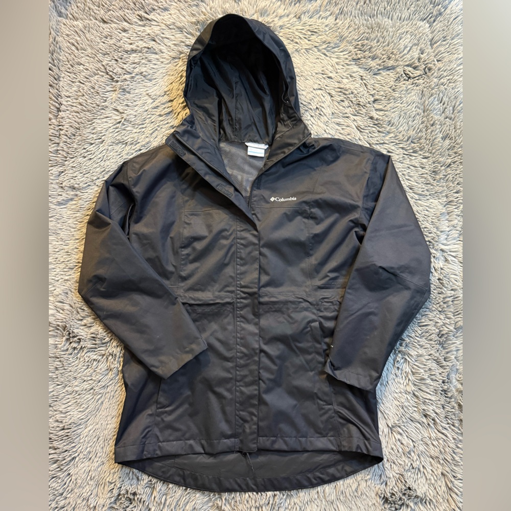 Columbia Women's Hikebound Long Rain Jacket Large